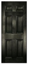 Solid 6 panel style composite doors